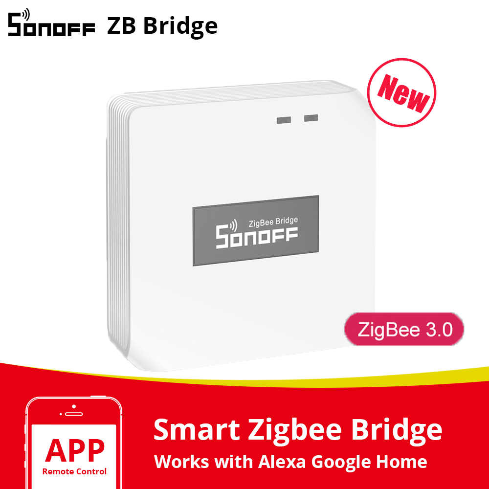 Itead SONOFF ZBBridge Smart Zigbee Bridge Remotely control ZigBee and Wi-Fi devices on eWeLink APP Works With Alexa Google Home