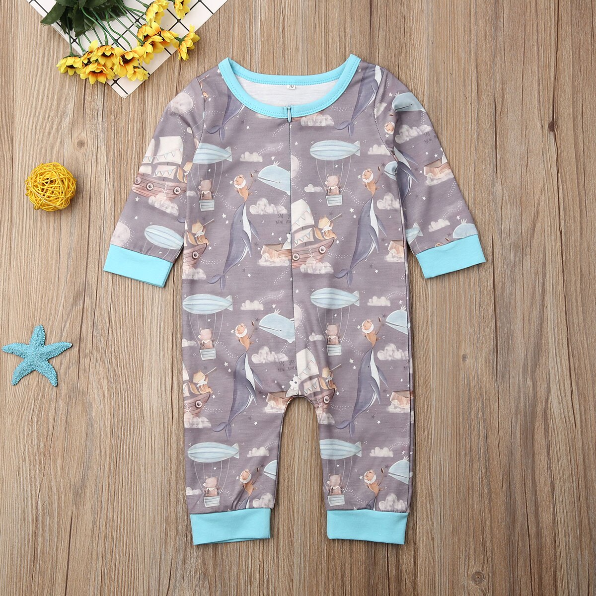 pudcoco Baby Rompers Winter Warm Long sleeve Coral Fleece Newborn Baby Boy Girl Clothes Infant Jumpsuit Animal Overall Pajamas