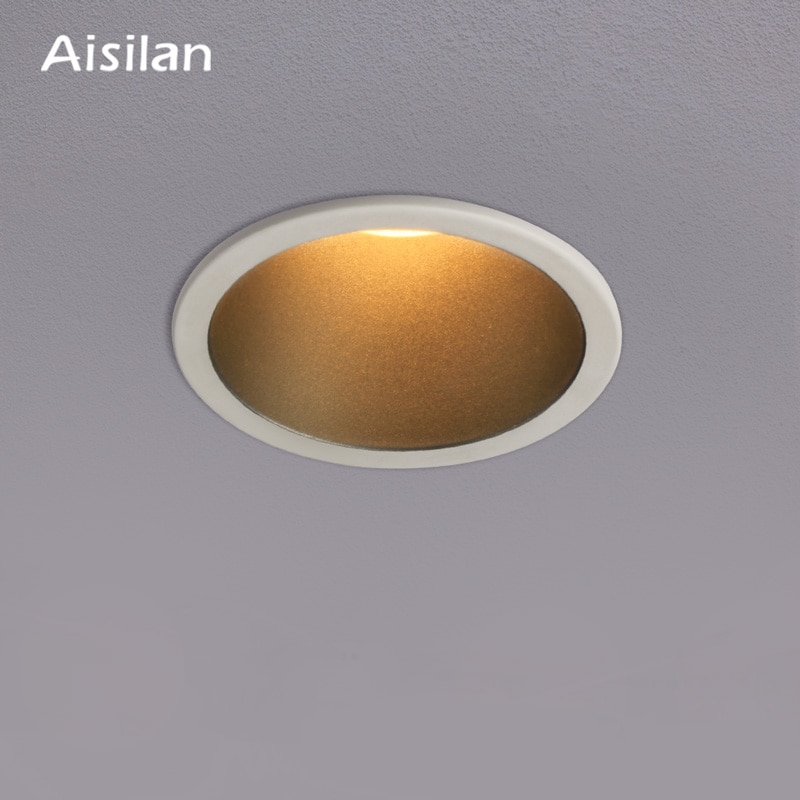 Aisilan Verzonken LED Moderne Minimalistische Downlight rechte Ingebouwde LED Spot licht AC90-260V voor Binnenverlichting