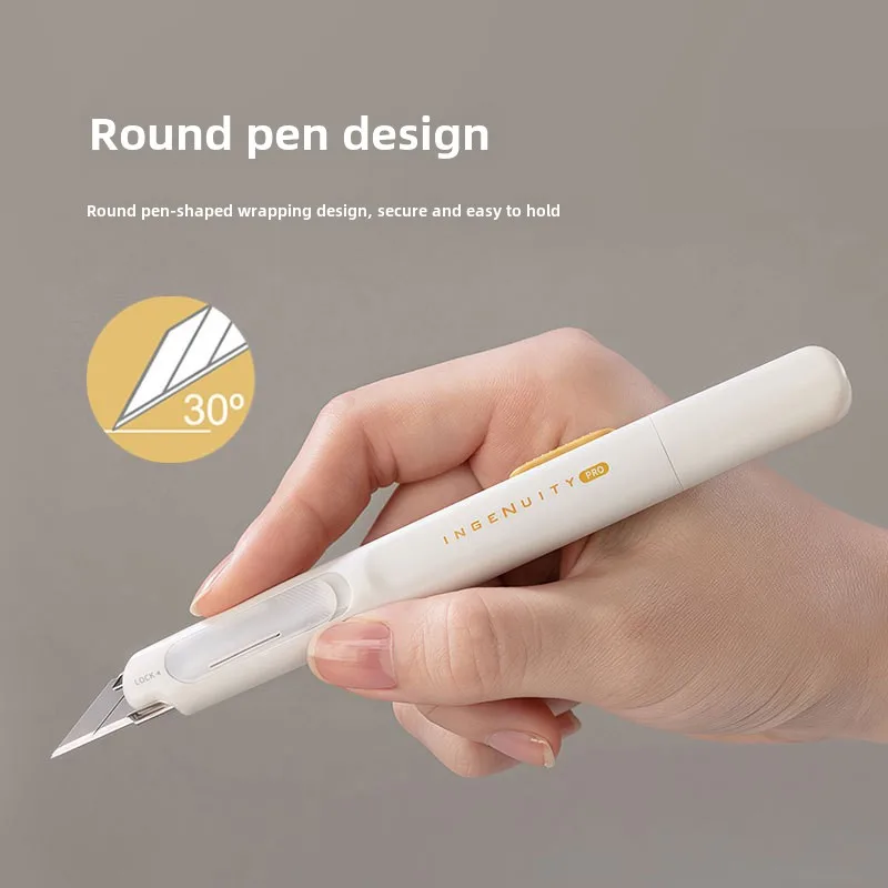 Nóż robić cięcia winylu Nóż uniwersalny bez drgania Naklejki samochodowe Naklejki 9mm 30 ° Kieszonkowy nóż rzemieślniczy Widnow Narzędzie robić cięcia folii zaciemniającej