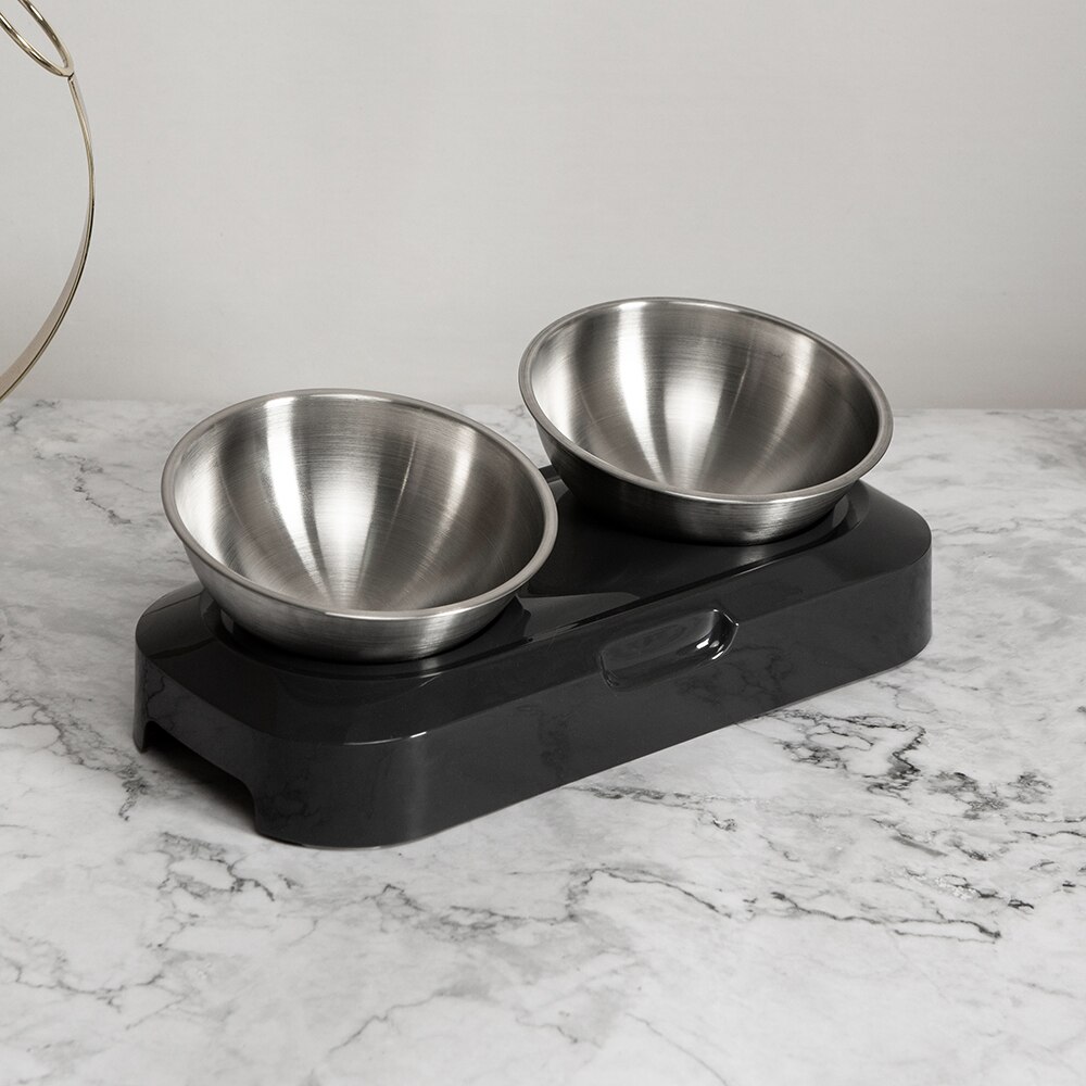 Honden- en kattenbakken van roestvrij staal, reisvoetafdruk, voerbak, waterbak voor huisdieren, honden, katten, puppy's, voerbak voor buiten