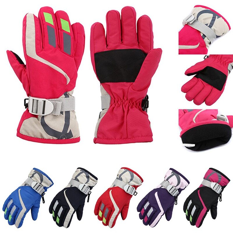 2019 Nuovo Ragazzo Della Ragazza Dei Bambini per Bambini tutto'aperto bambino con I Guanti di Inverno Del bambino Impermeabile Guanti Caldi