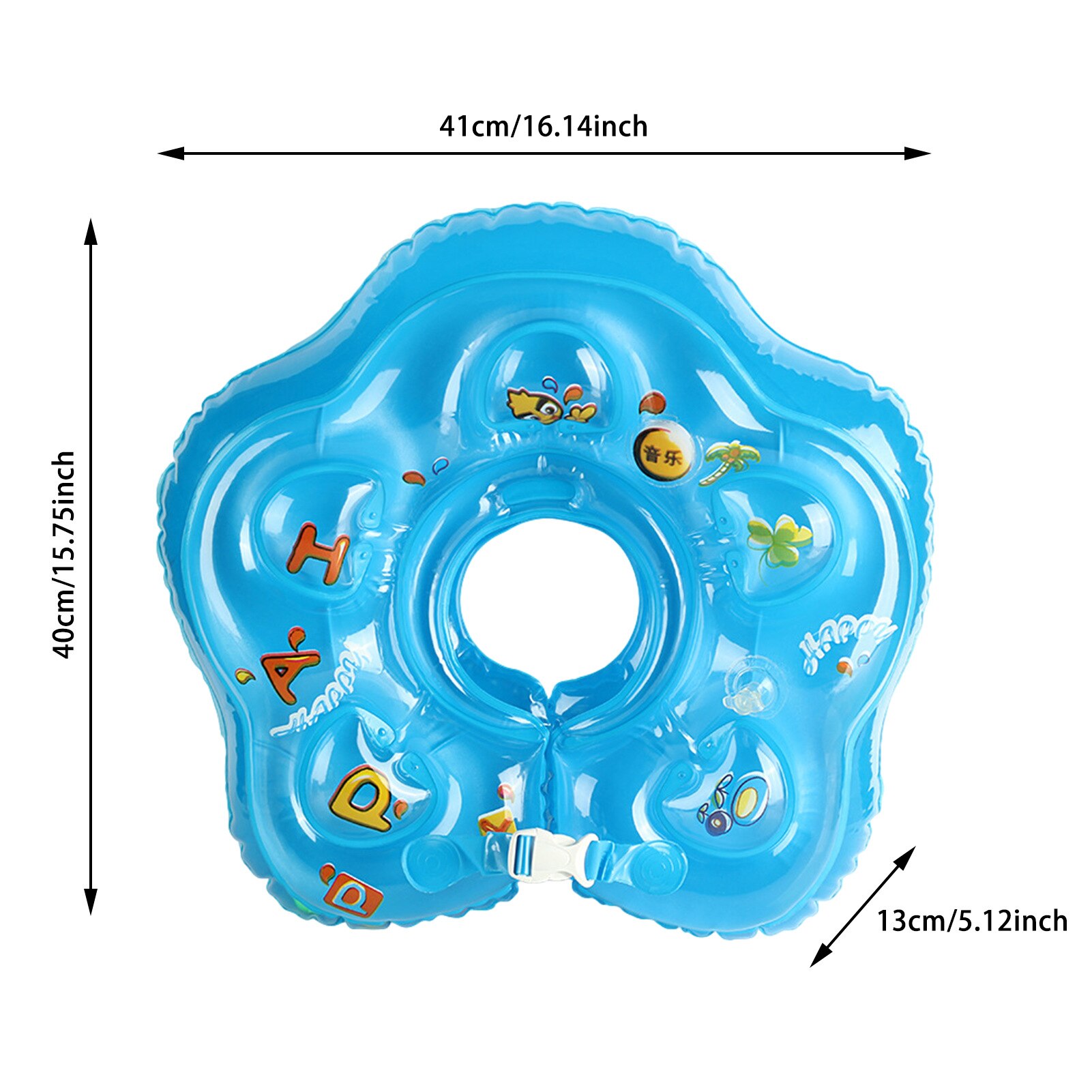 Inflatable Swimming Baby Accessories Neck Ring Float Soft Bathtub Ring Toy For Toddler Float Circle