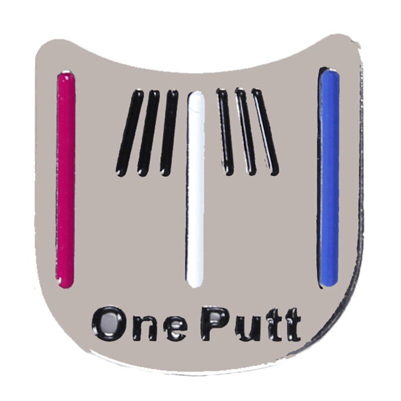 One putt golf putting alignment værktøj kuglemarkør magnetisk kliphat med  b2 v 8