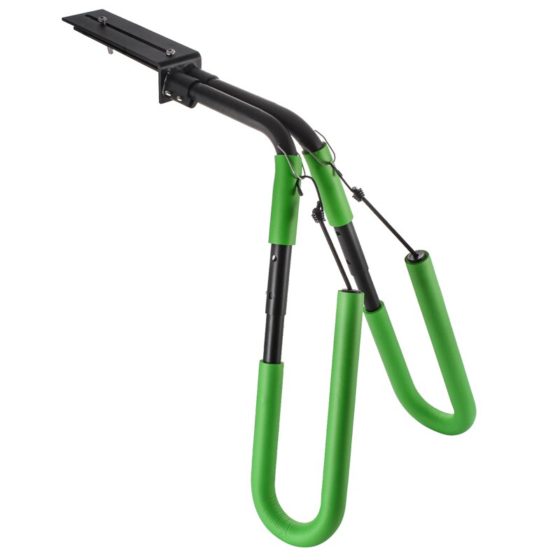 Support planche de surf pour utilisation sur moto, accessoire idéal pour transporter un surf, laissant le siège arrière disponible, installation facile et rapide,: Green