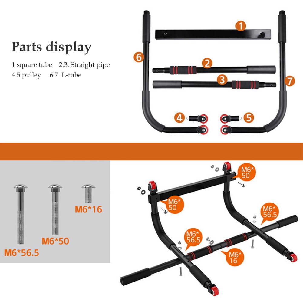 Fitness Multi-Gym Doorway Pull Up Bar Portable Gym System Steel Gym Total Upper Body Workout Exercise Bar Fitness Equipment