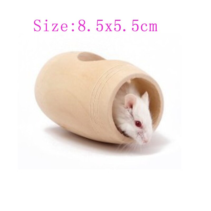 Puinen hamsterilelu hollantilainen sika puutalo pieni lemmikki keinu tunneli ponnahduslauta sokkelo kiipeily tikkaat hauska hamsterin lelu: Ht -007