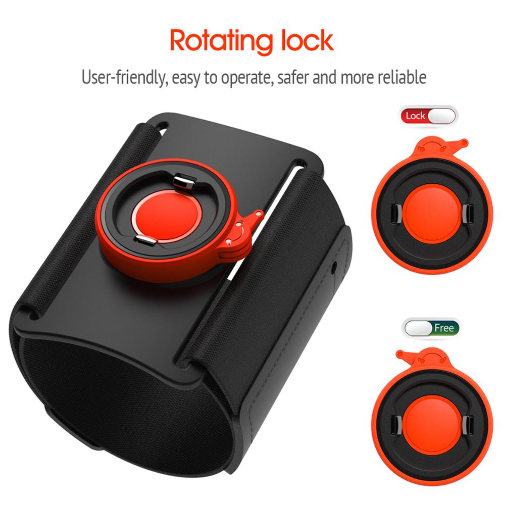 Universal Sports Armband for iPhone 11 Pro Max Xr Xs 8 7 Plus Rotatable Wrist Running Sport Clip Arm Band With Shockproof Case