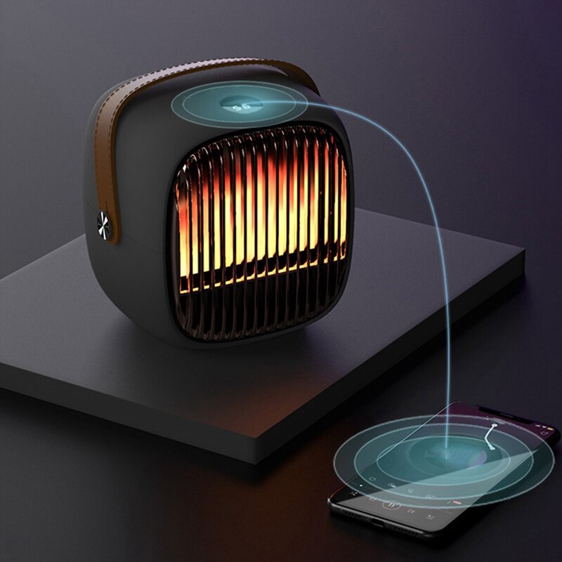 Draagbare Elektrische Luchtverwarming Zowel Koud En Warm Mode Led Display Contact Controle Elektrische Kachel Warmer (Eu Plug)