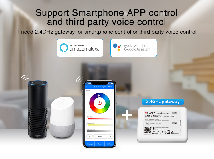 Miboxer 2.4G RF Wireless Dimmer CCT RGB RGBW RGB+CCT FUT035S FUT036S FUT037S FUT038S FUT039S Controller Samll Size MiLight