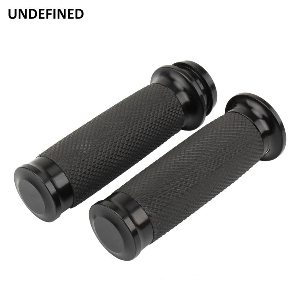 1&#39;&#39; Motorcycle Handle Grips Electronic Throttle 25mm Handlebar Grips for Harley Touring Road King Electra Tri Glide FLHR Dyna