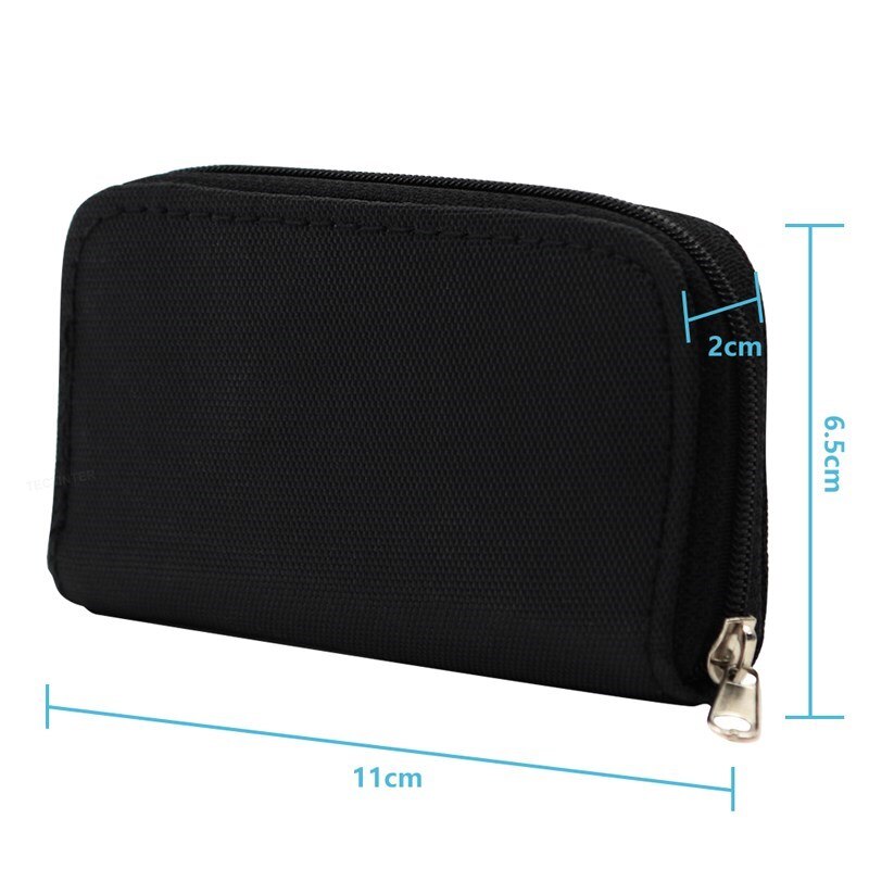 22 Slots Geheugenkaart Opbergtas Draagtas Wallet Box Voor Cf/Sd/Micro Sd/Sdhc/Ms/Ds Protector Pouch Game Accessoires