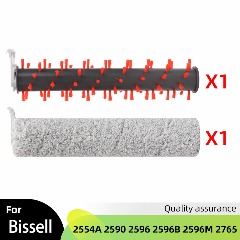 Main Brush HEPA Filter For Bissell Crosswave Cordless Max 2554 2554A 2590 2596 2596B 2596M 2765 2765F 2765Z 2767Z 2765E 2765N: Pink
