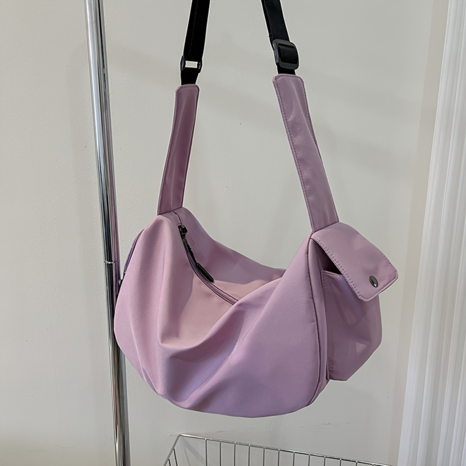 Bolsa De Viaje De Lona Perselief - 46x28x17 Cm, Con Bolsillo Húmedo, Para Gimnasio Y Fin De Semana