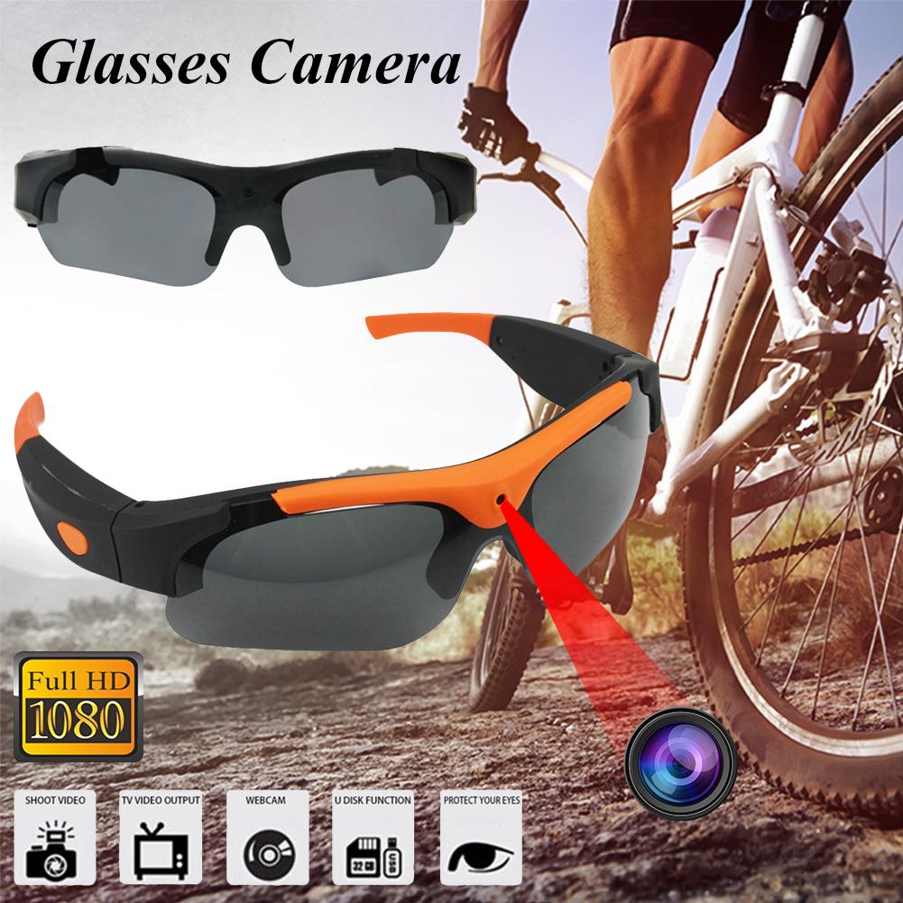 Battiphee smart briller videooptager briller 1080p hd billede 32gb valgfrit bærbart kamera polariseret linse solbriller cykling
