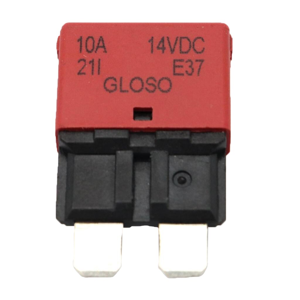Circuit Breaker Small Blade Fuse 24V Resettable For Marine Boat Car -10A