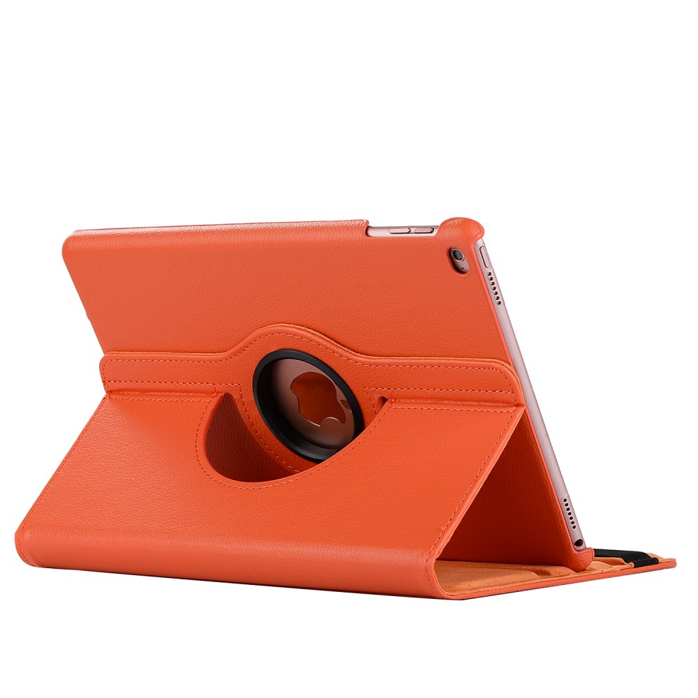 Voor ipad air 2 air 1 ipad 9.7 hoesje cover  a1822 a1823 a1893 a1954 5th 6th generatie hoesje 360 graden draaibaar funda: Oranje