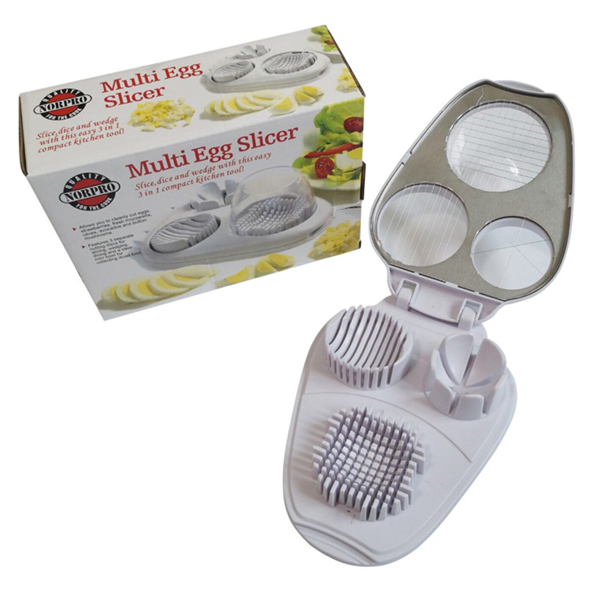 3 In 1 Manual Home Dicing Rvs Multifunctionele Snijden Cutter Avocado 'S Keuken Tool Praktische Witte Eieren Slicer