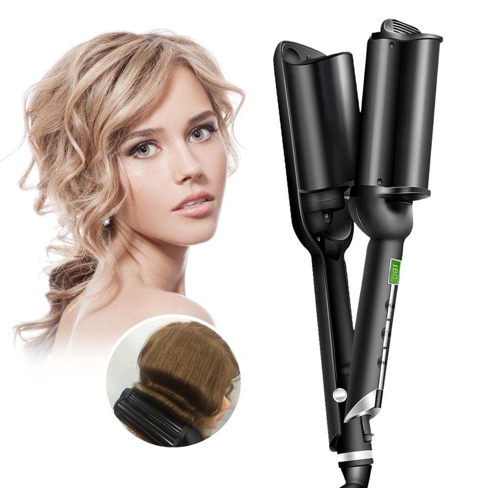 Hair Waver for Deep Waves Crimper Hair Iron Curling Barrel Fast Heating Ceramic Beach Waver Curler Hair Styling Tools