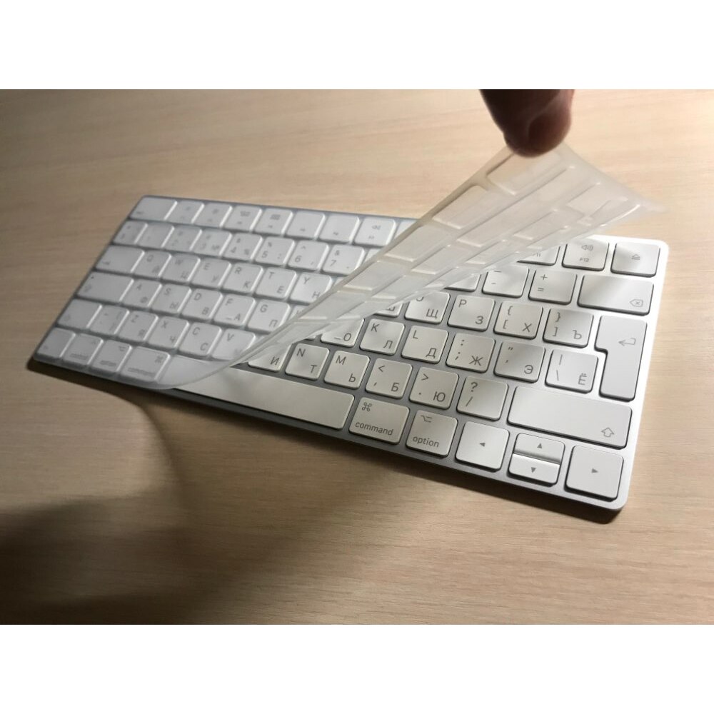 Silicone Keyboard cover Protector Skin Desktop PC For imac EU US For Apple Bluetooth Wireless keybord MLA22LL A1644 A1314