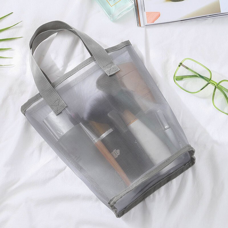 Vrouwen Reizen Strand Opslag Cosmetische Tas Grote Clear Mode Tote Makeup Bag Organizer Toilettas Make Up Case Pouch