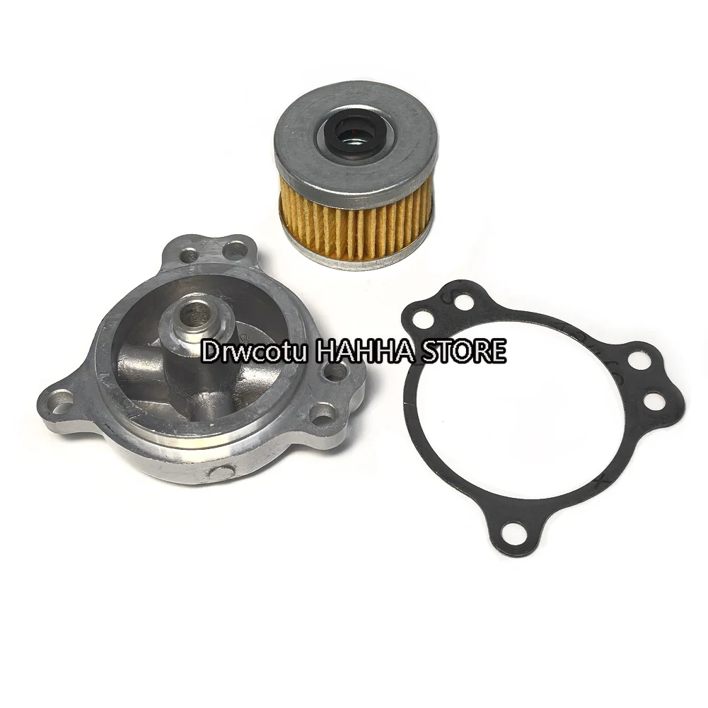 For Loncin Voge 300R / Rr LX300-6A / 6F LX300GS-B 300AC 300GY RALLY 300DS CR6 Motorcycle Oil Filter Gasket Filter Element Cover
