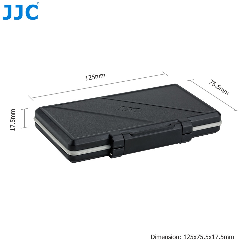 Jjc 6 スロットメモリーカードケースホルダー収納ボックスxqdカードニコンZ6 Z7 D850 D500 D6 D5 d4S D4 パナソニックlumix DC-S1 DC-S1R