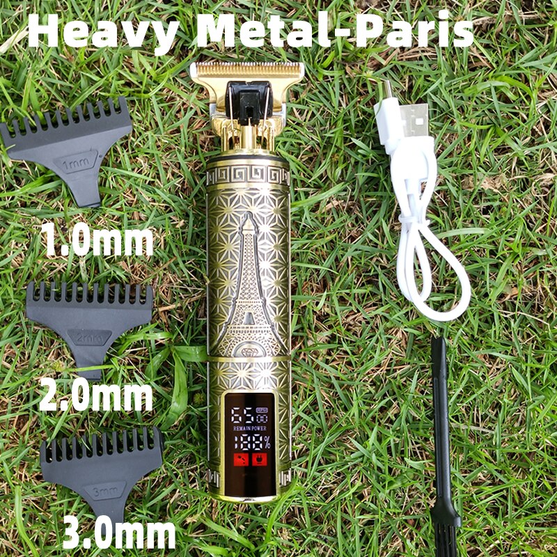 2022 Electric Hair Clipper Rechargeable 0mm Shaver Beard Trimmer Men Hair Cutting Machine Beard Barber Hair Cut