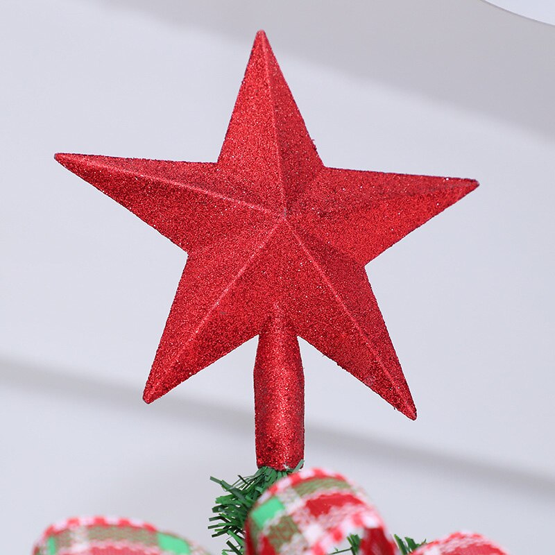 Juletræ top stjerne juledekorationer juletræ top stjerne femkantet stjerne vedhæng ornament xmas ornamenter topper