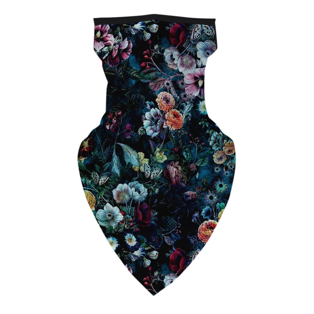 4% Outdoor Print Seamless Ear Scarf Sports Scarf Neck Tube Face Dust Riding Bike Face Face Cover Scarves Face Dust Face Shield