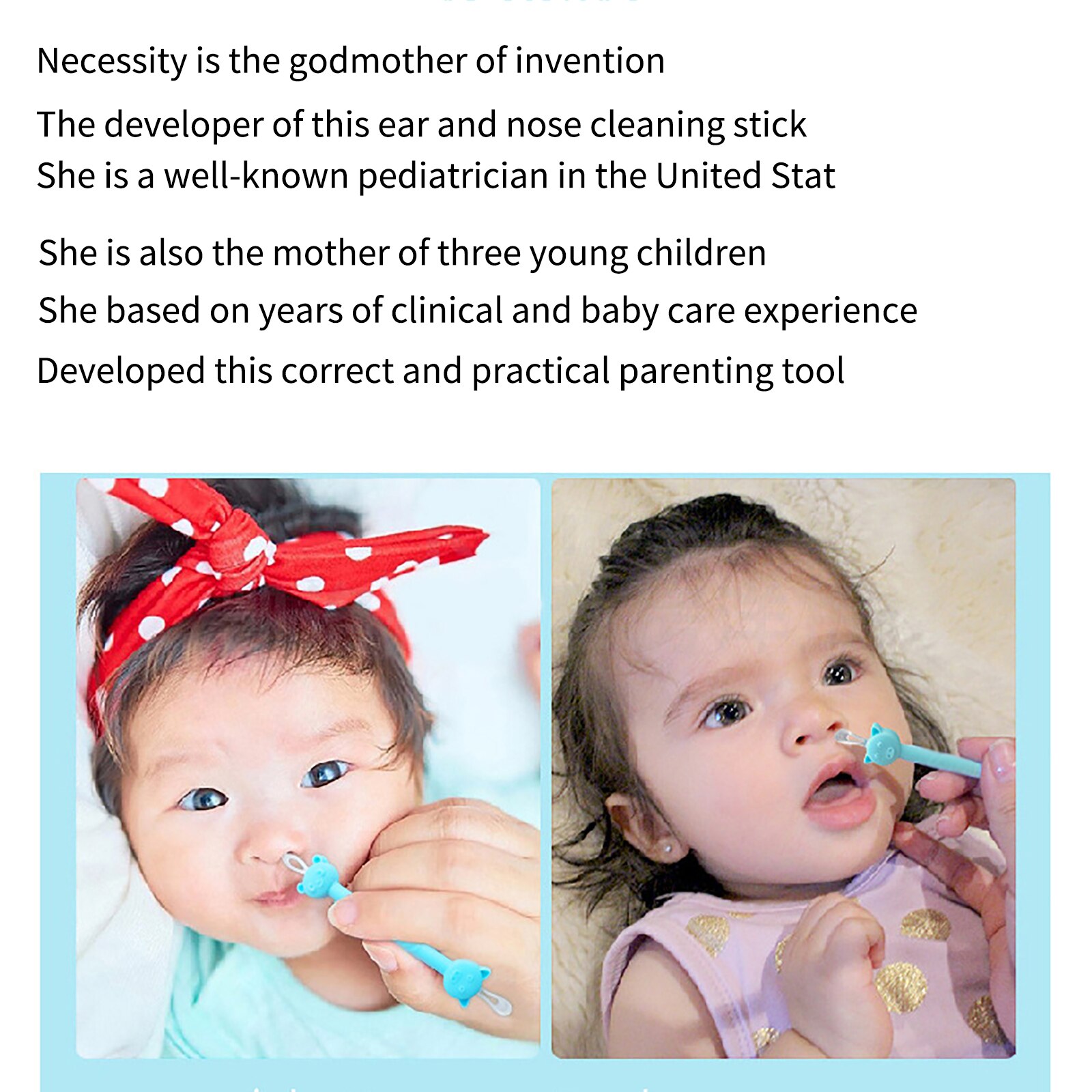 Baby Leucht graben Ohr Scoop Ohr Löffel Licht freundlicher Ohren Reinigung Mit Licht Karikatur Bär Ohrenschmalz Scoop Ausschöpfen Baby Pflege werkzeuge
