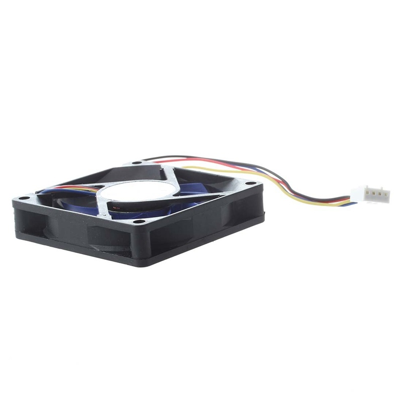 12V DC 32 70mm 4-Pin Computer Case CFM PWM CPU PC Fan Blue &amp; Black