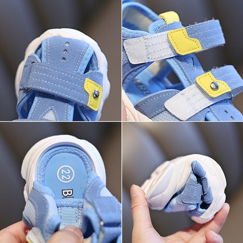 Summer baby sandals for girls boys soft bottom cloth toddler shoes children casual shoes little kids beach sandals