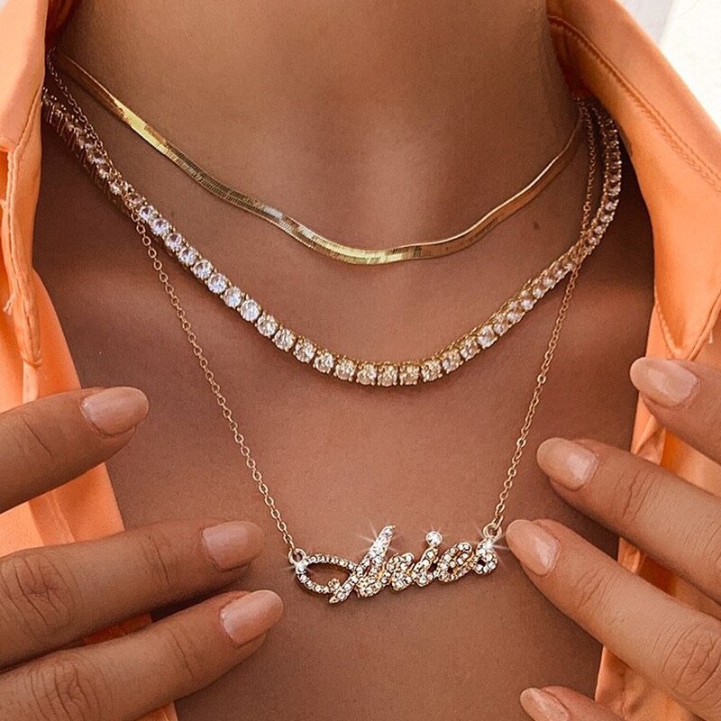3 Stk/set Multilayer Sterrenbeeld Hanger 12 Constellation Ketting Horoscoop Ram Leeuw Schorpioen Snake Chain Choker Verjaardag Sieraden