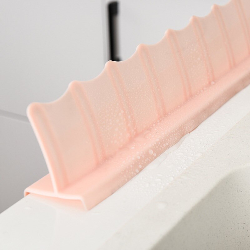 Kitchen Sink Waterproof Block Splash Water Baffle Household Anti-spill Water Water Stop Sheet Wash Dishes Dish Soft Silicone U3