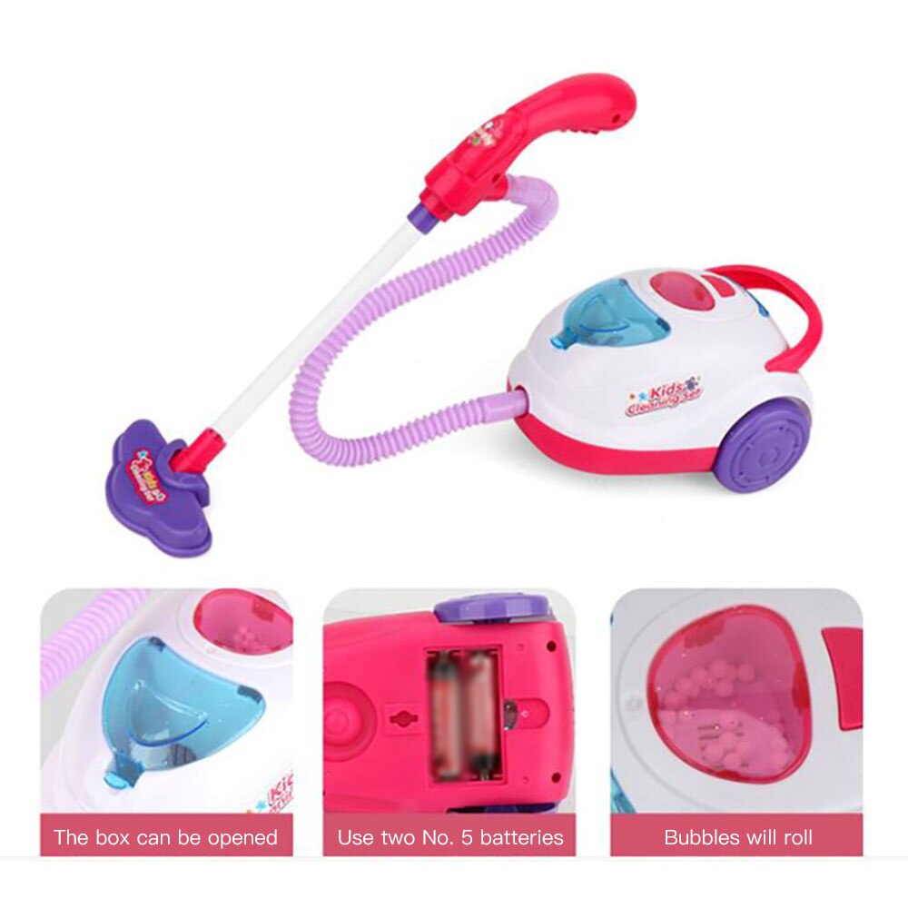 mini symulacja narzędzie robić czyszczenia próżniowego sprzątanie zabawek dla dzieci ciekawe zabawki robić odgrywania ról dorosłych z lampą odtwarzająca dźwięk zabawki dla dzieci boże narodzenie