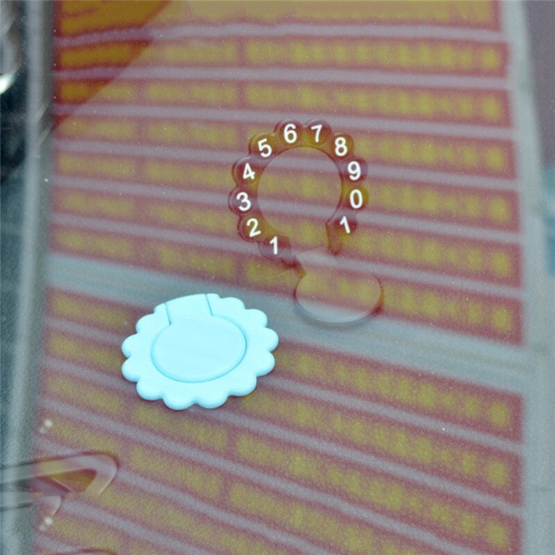 Abs 3 kleuren autostyling tijdelijke parkeerkaart telefoonnummerplaat autosticker met telefoonnummerblad clamshell