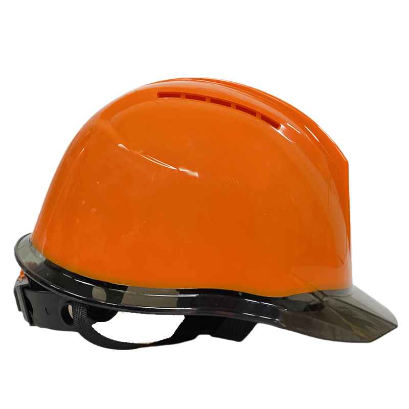 Sicherheit Helm Bau Harte Hütte Amerikanischen Industrie Stil ABS Schutzhelme Arbeit Kappe Für Arbeits Klettern Reiten: Orange