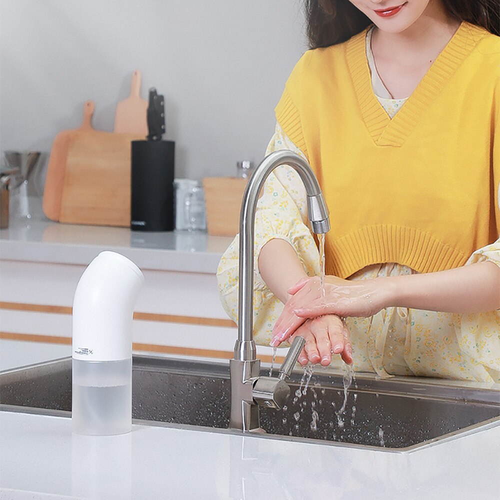 Intelligent Automatic Liquid Soap Dispenser Induction Contactless Smart Sensor Foaming Hand Washing Device for Kitchen Bathroom