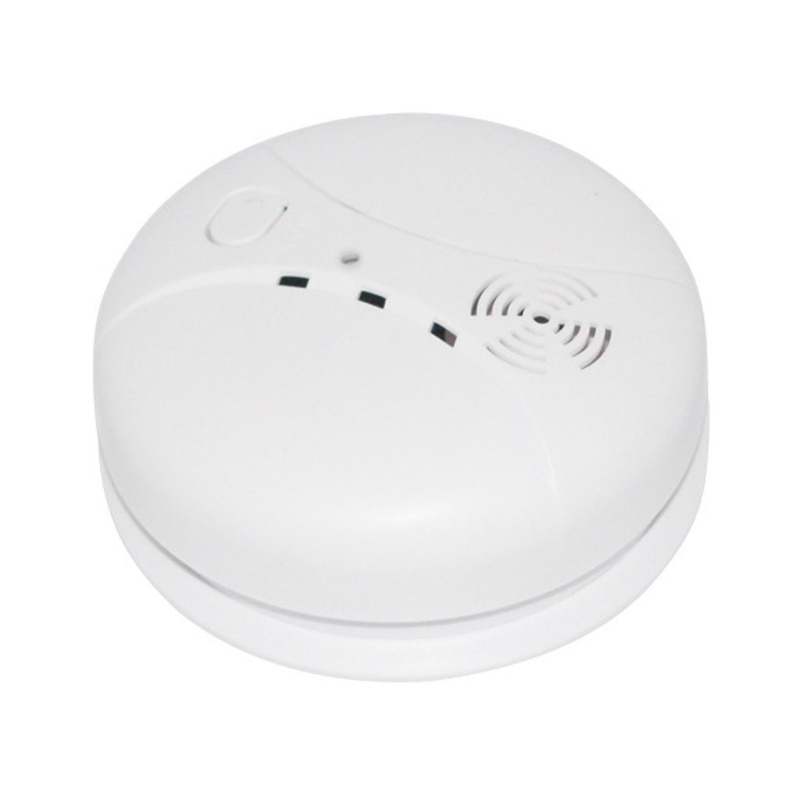 Smoke Detector Smoke Alarm with Photoelectric Sensor &amp; 9V Battery Operated Fire Safety Kitchen Home Hotel Mall