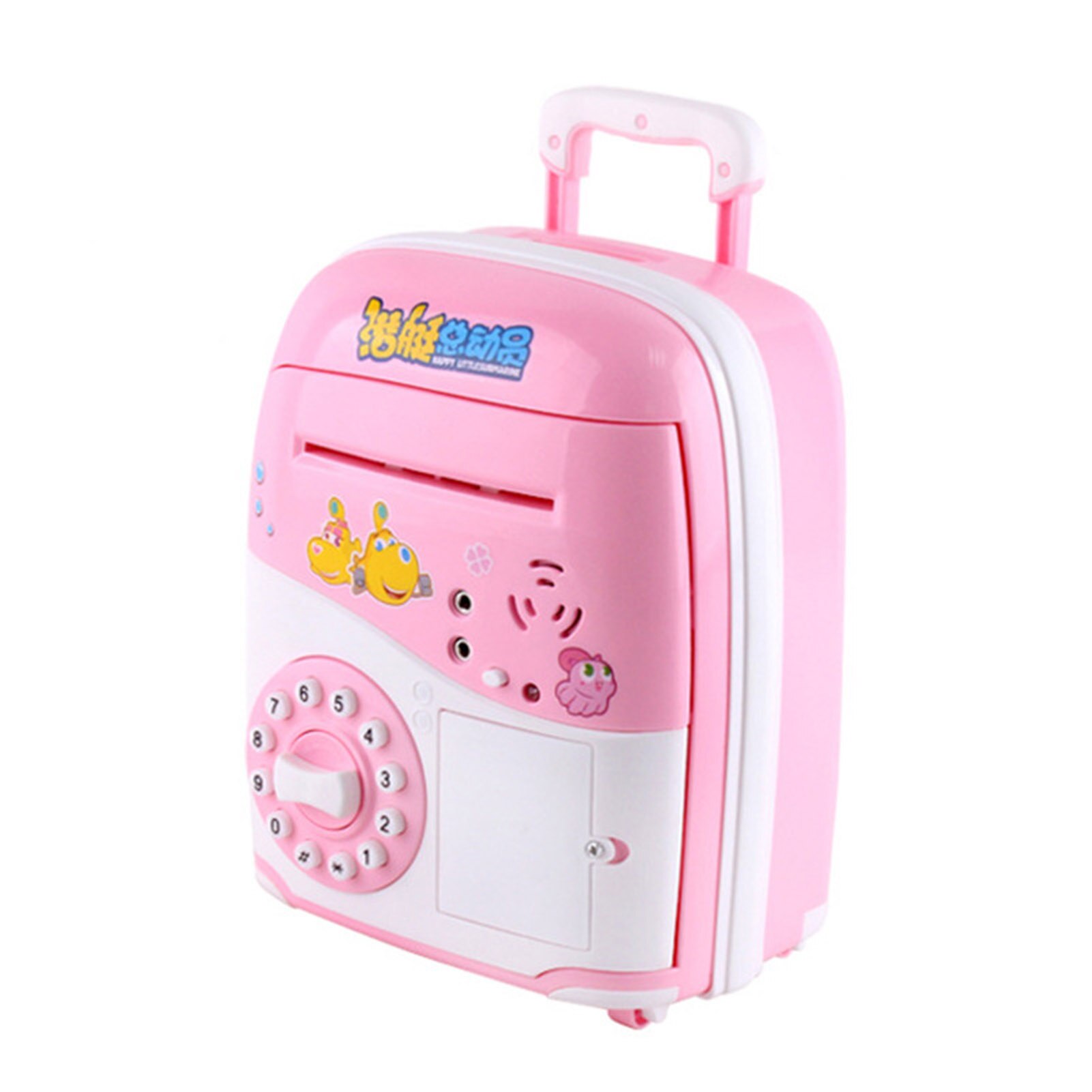 Portable Educational Practical Stylish Attractive Karaoke Player Suitcase Piggy Bank Trolley Case Microphone Kids Toy