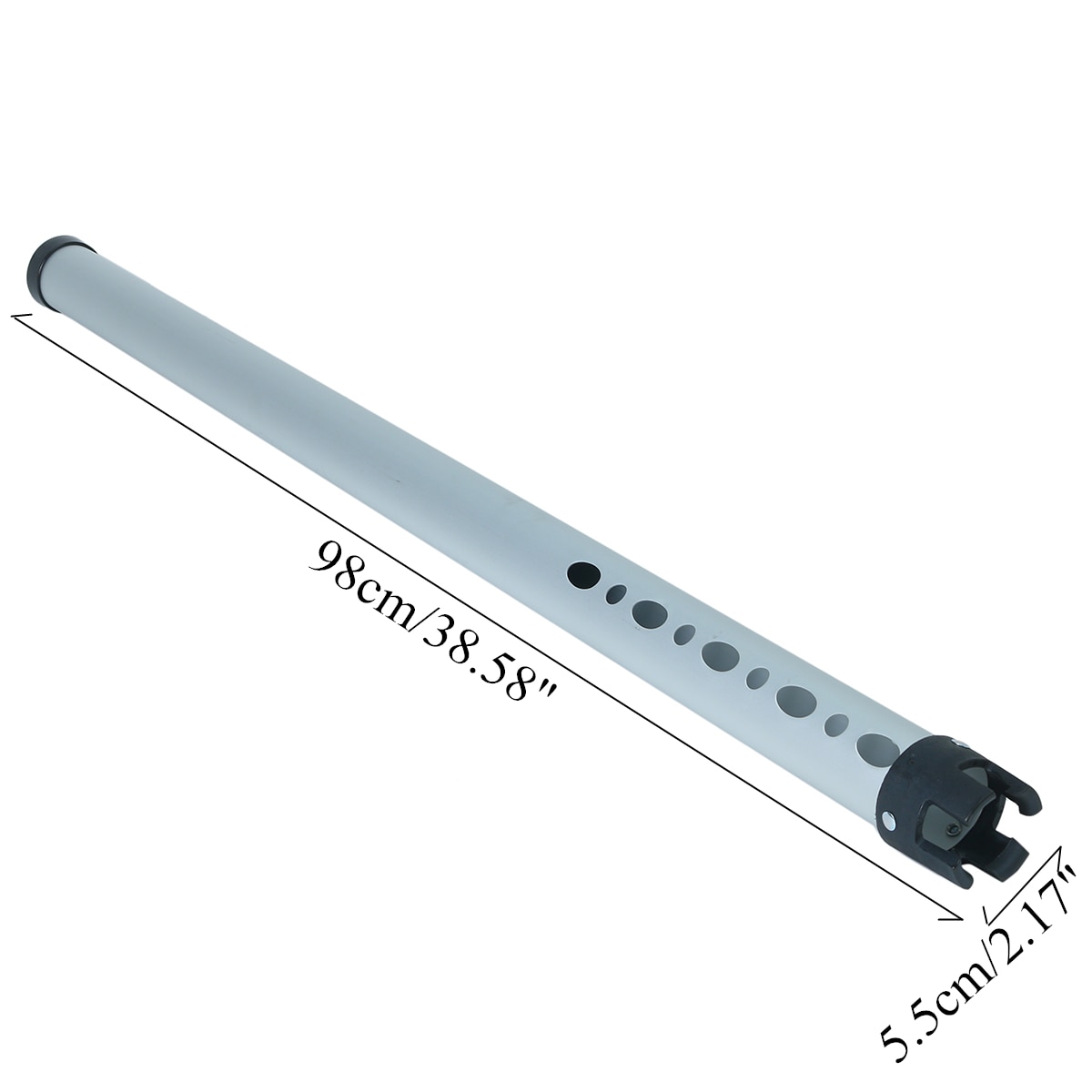 98cm Portable Aluminum Shag Tube Practice Golf Ball Shagger Picker Hold Up 23 Balls Picking Pick Up Balls Storage Golf Accessory