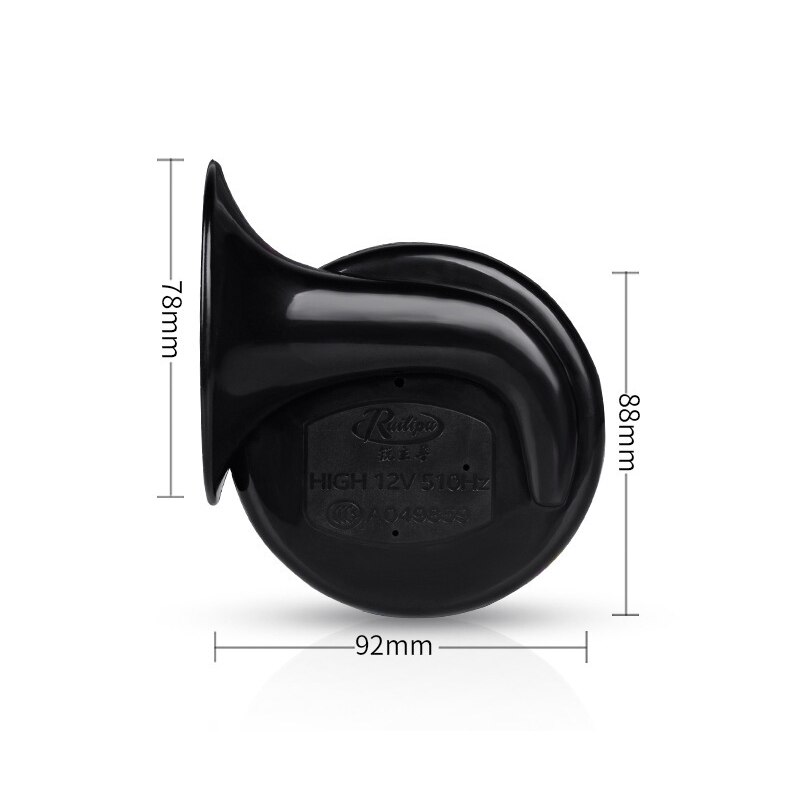 12V Snail Horn Loud Voice Speaker Air Horn Auto Car Motorbike Alarm Universal Mini Loud Electronic Motorcycle Horns Speakers