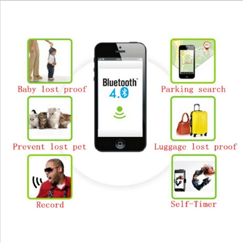 Nut Anti Lost Alarm Mini Bluetooth Tracker Personal Smart Finder Child Bag Wallet Key Finder GPS Locator iTag for iPhone Android