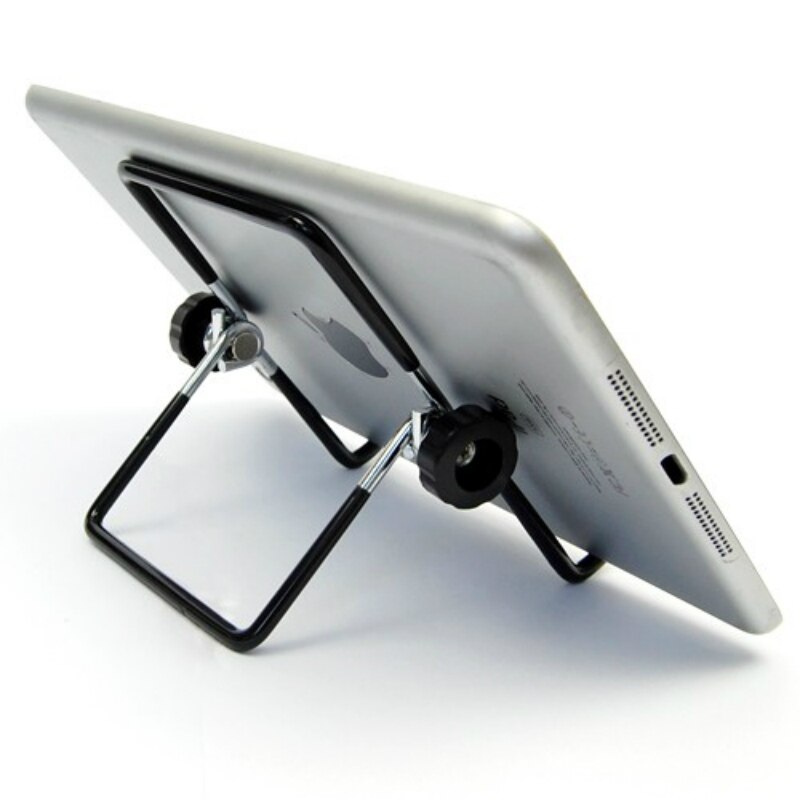 Verstelbare Standaard Houder voor IPad 2 3 4 Air Mini Tablet Standhouder Desktop Metalen Staal Multi-hoek Non -slip Draagbare Opvouwbare