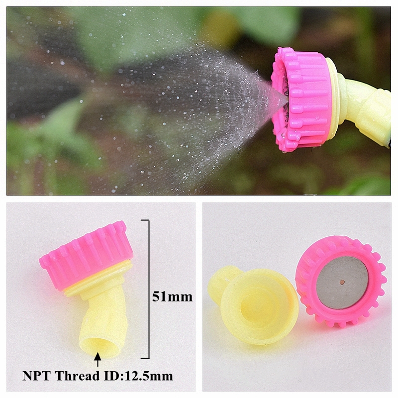 2 Stuks Landbouw Verstelbare Sproeimodus Verstuifspuit Mondstuk Tuin Gazon Irrigatie Handdruk Pesticide Spuitmond Spuitmond: Licht Groen
