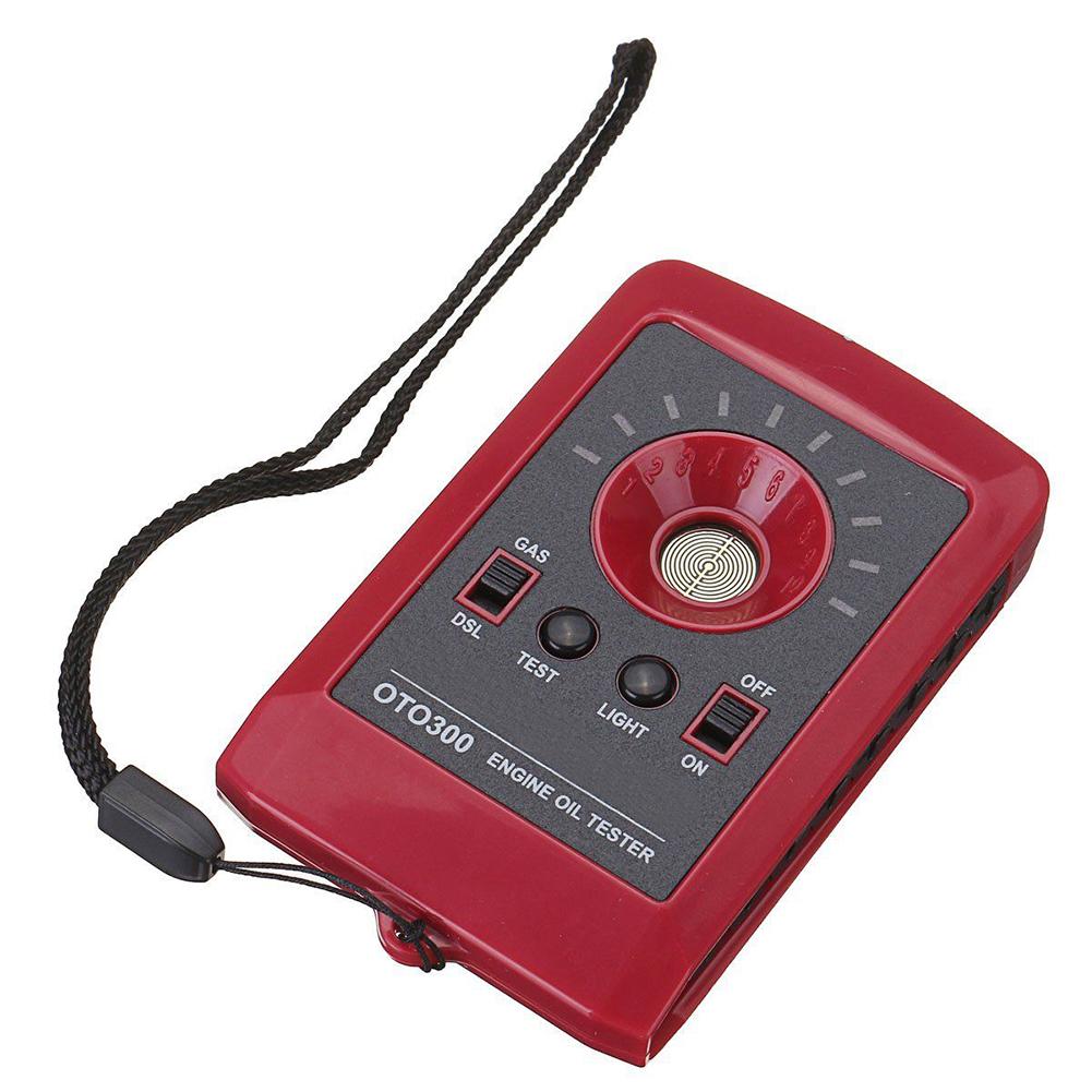 12V Universal Digital engine oil test Tester, Diesel Oil Detector, Lubricating Oil Analyzer, Built-in Calibration, LED: with battery