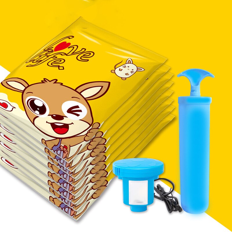 Vacuum Compression Bag Large Quilts To Receive Clothing Thickening Air To Finish The Bag Waterproof And Moisture-Proof Material