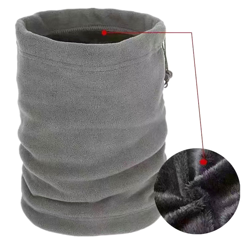 Winter Warm Cycling Headgear Bib Polar Fleece Neck Tube Ear Warmer Windproof Face Cover Cycling Scarves Snood Neck Warmer