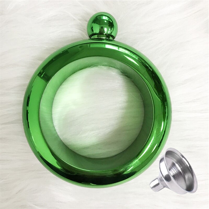 3.5 Oz Kruik Armband Heupfles Bangle Wijn Fles Rvs Whiskey Vodka Alcohol Drinkware Pocket Flagon: Alcohol Bracelet Q